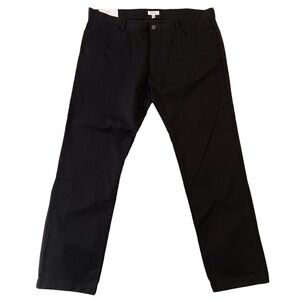 Calvin Klein black trouser jeans pants slim fit lightweight stretch cotton 40x32